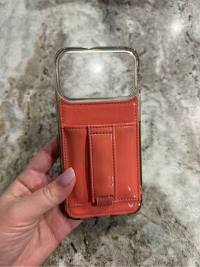Walli case Orange Wallet Phone Case with Strap